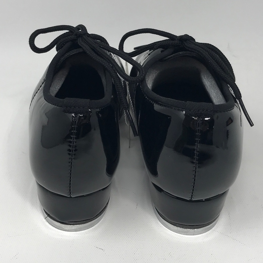 WUIWUIYU Lace Up Tap Dancing Shoes, Unisex Kid's Size 12(B)33 - Black - Picture 5 of 10